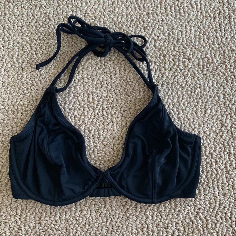 Miss Mandalay Simple Black Bikini